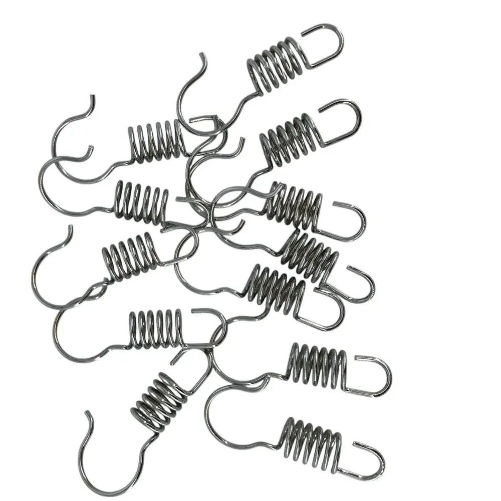 Spring Shaped Shower Curtain Rings Hooks 12